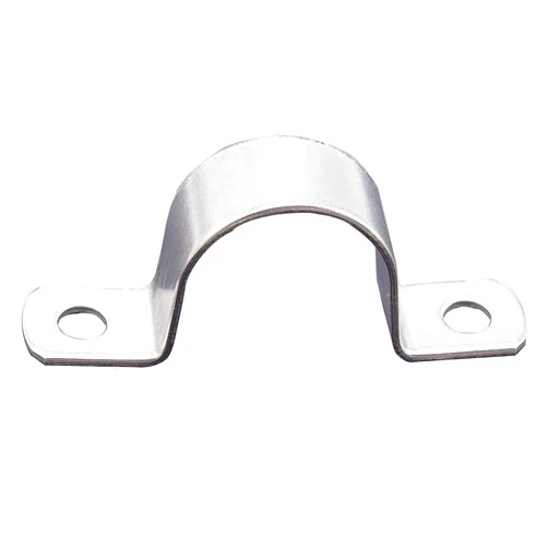 RITUIPIO 2 Inch Pipe Strap Heavy Duty 2 Hole Strap 304 Stainless Steel 2 Conduit Strap Clamp for Tube Pipe or Wire Cord Installation(50mm 5pcs)