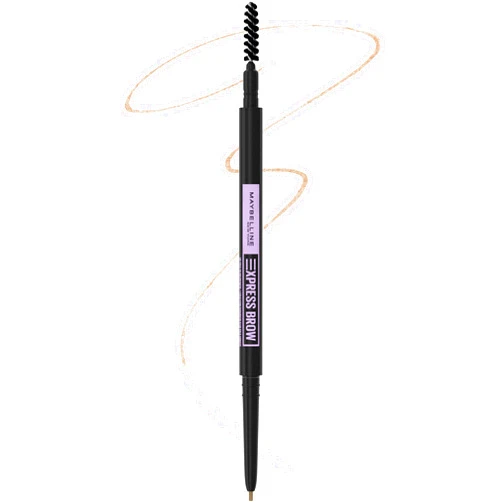 Maybelline Brow Ultra Slim Defining Eyebrow Makeup Mechanical Pencil With 1.55 MM Tip And Blending Spoolie For Precisely Defined Eyebrows, Light Blonde, 0.003 oz.