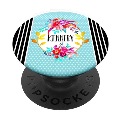 Stylesyndikat - Name Gifts For Her Kennedy Name Monogram Floral Graphic Art Women Girls Gift