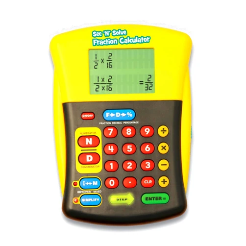 Educational Insights See 'N' Solve Fraction Calculator