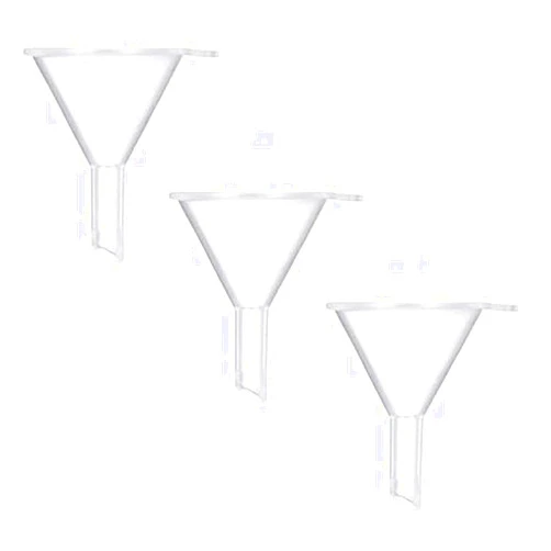 Avenoir Refillable Cosmetic Containers Funnels, Funnels for Filling Bottles of Lotion, Water, Essential Oils, Lotions, Shampoo, Conditions, Cleaning Products, 3 Clear