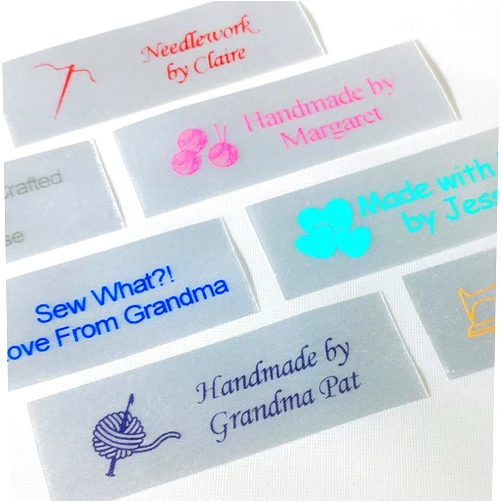 Label Weavers Personalized Satin Sewing Labels for Knitting, Quilting and Sewing Crafts 3/4