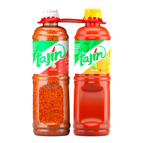 Tajin Tajín Clásico Seasoning 14oz and Tajín Fruity Chamoy Sauce 15.38oz (Pack of 2)