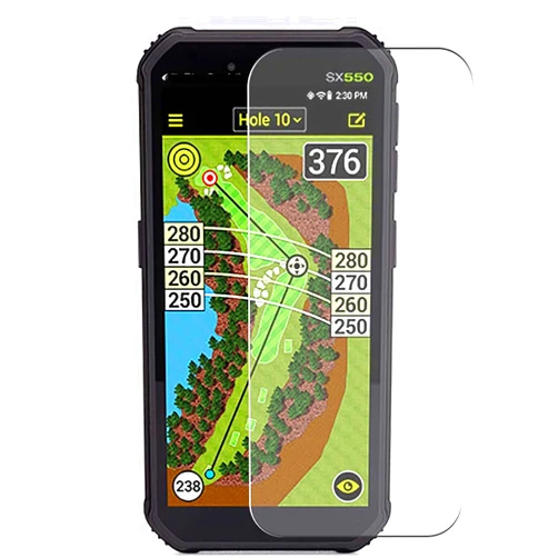 Puccy 3 Pack Screen Protector Film, compatible with SkyCaddie SX550 Golf GPS TPU Guard （ Not Tempered Glass Protectors Case Cover）, Transparent