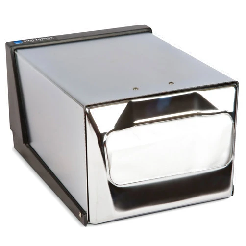 San Jamar H3001XC Fullfold Chrome Countertop Napkin Dispenser
