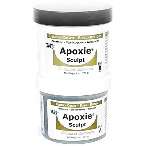Aves Apoxie Sculpt - 2 Part Modeling Compound (A & B) - 1 Pound, Natural