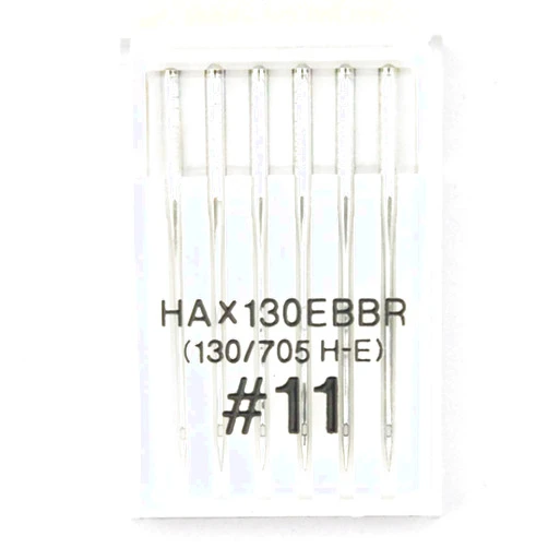 LNKA Embroidered Needles HAX130EBBR (130/705 H-E) #11 6pcs Needles for Brother PR-600 PR-650 PR-1000 PR Series by LNKA