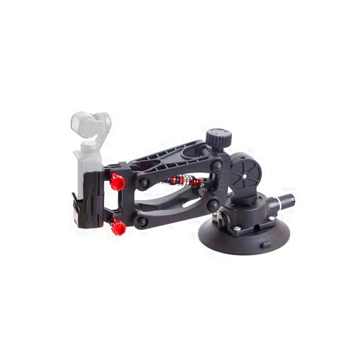 NovelGoal 4.5inch Car Holder Suction Cup Mount Stabilizer Z-Axle Gimbal Camera Shock-Absorbing Spring Bracket for Pocket 3 Camera
