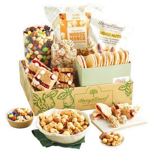 Harry & David Sweet And Salty Gift Box, Sweet And Salty Snacks, Gift Basket, Holiday Gift