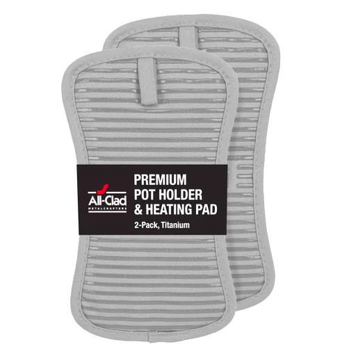 All-Clad Premium Pot Holder & Hot Pad: Heat Resistant up to 500 Degrees - 100% Cotton, 10