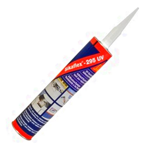 Sikaflex UV Resistant Polyurethane Adhesive Sealant Sikaflex 295 UV White 10.3 oz. Cartridge Adhesive/Sealant - Case of 12 Cartridges