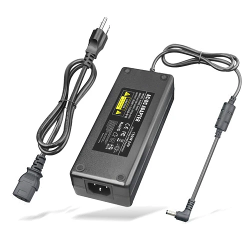 COOLM 24V 6.25A Power Supply Adapter 150W Converter 100-240V AC to DC 24 Volt 6.25Amp 6.25 Amp Power Adapter Transformer for LED Strip Light LED Driver CCTV Security System Replacement 24V 6A