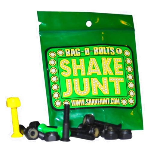Shake Junt Bag O Bolts Black Green Yellow 1