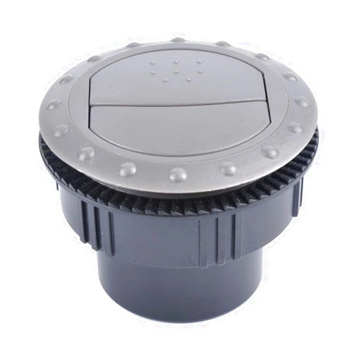 VOSAREA Dashboard Air Conditioning Deflector Outlet Side Vent Round Ceiling for Car RV ATV A/C Grey