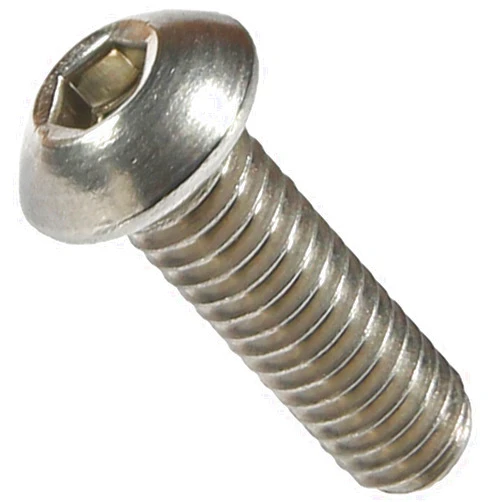 Fastenere Button Head Socket Cap Screws - 10-32 x 1/2