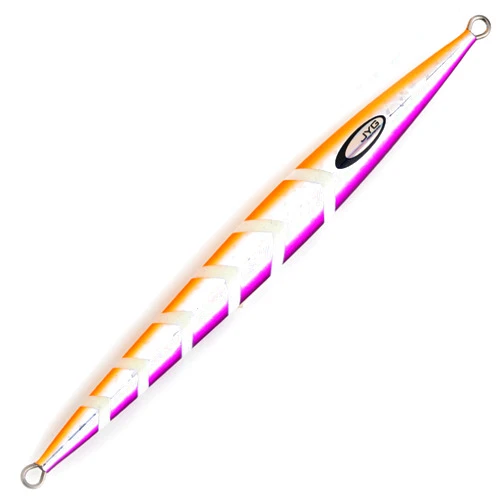JYG PRO FISHING JYG PROFISHING Jig for Hooks - Saltwater Fishing Jig Lures – Salmon, Tuna, Fish Glow Bait Lure Heads - Deep Sea Perfect for Slow Pitch Jigging - Stryke Collection ORA/PUR 340G