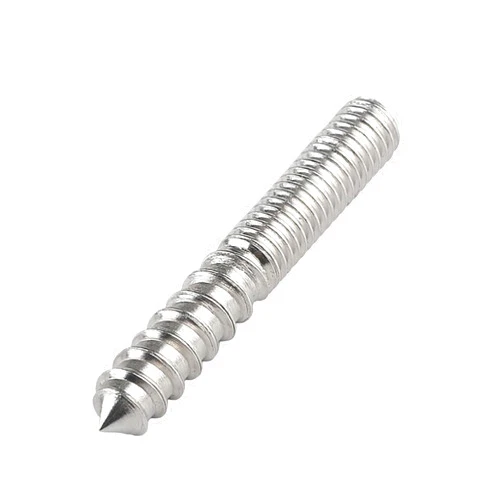 MOZX Double Head Ended Wood to Wood Screws,Stainless Steel 304 Woodworking Dowel Single End Self-Tapping Furniture Screw Connector Wood Stair Sofa Furniture M4 - M12(Size:M4X30X3PCS)