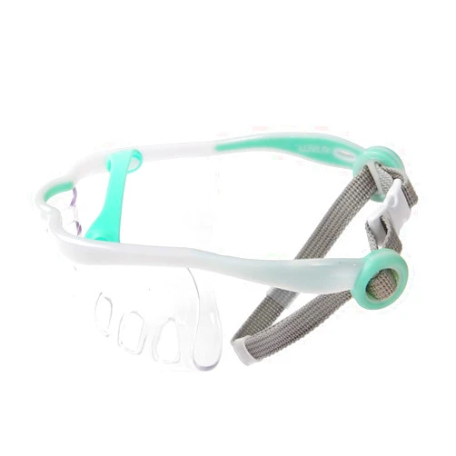 LUVLIV Soft Dog Muzzle Cover for Small Dogs with Overhead Strap - Prevents Biting and Chewing But Allows Drinking and Breathing - Spacey and Flexible (White, Medium)