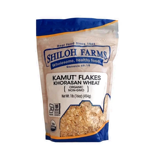 Shiloh Farms Organic Kamut Flakes - Bulk 6 Count of 16 Oz, Naturally Sweet and Buttery, Certified Organic, Perfect for Gourmet Dishes