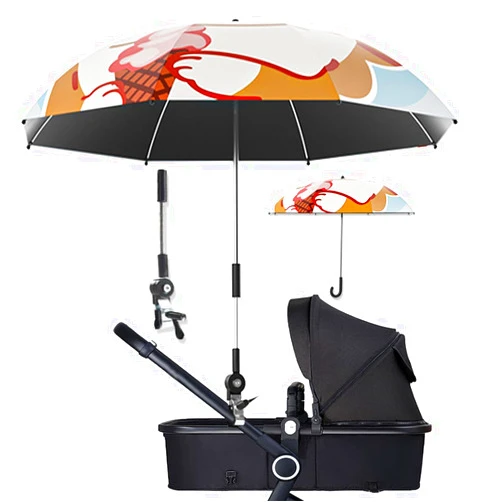 Nakazawa Children's Umbrella Baby Umbrella Sstroller,Ultimate Protection for Your Toddler with Our Baby Umbrella Stroller ，Clip-on Umbrella, Stroller Sun Shade