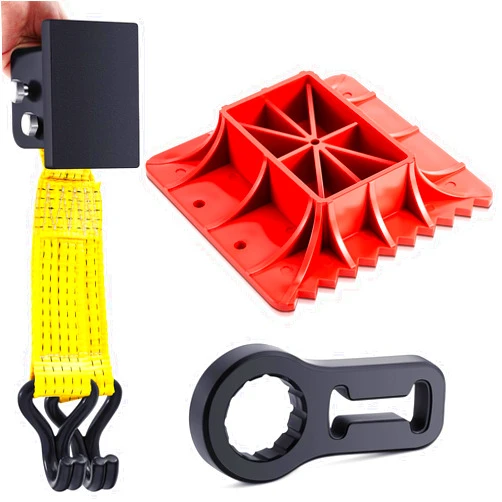 BBTO Jack Base Stand and Handle Bar Protector and High Lift Jack Accessories, 5000 Pound Capacity Fit for High Lift Jacks Farm Jacks Lifts