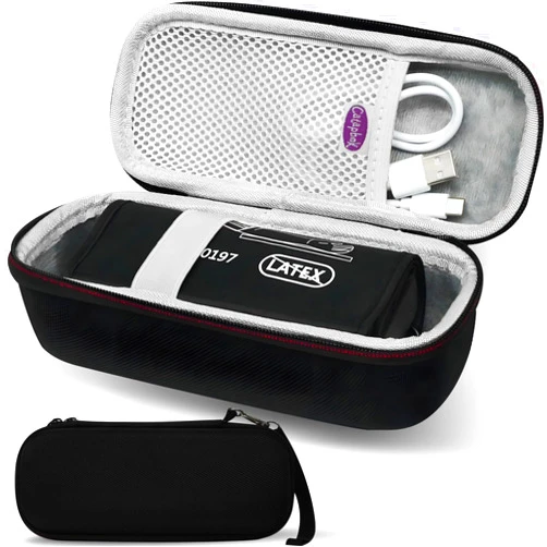 Catapbox Hard Carrying Case for Checkme Wellue BP2 & BP2A Blood Pressure Monitor, Travel Storage Case for Withings BPM Connect BP Monitor & for Garmin Index BPM, Protect Bag Only