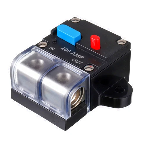 EPLZON 100A Circuit Breaker Resettable Circuit Breaker 100 amp Self Recovery Circuit Breaker Manual Reset Button for Car Audio and Amps Protection