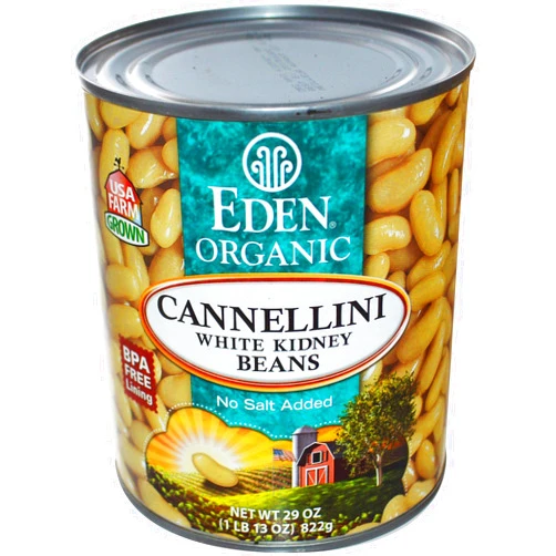 Eden Foods - Organic Cannellini White Kidney Beans - 29 oz.