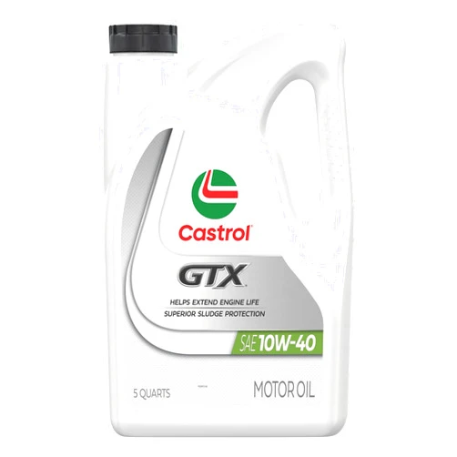 Castrol GTX 10W-40 Conventional Motor Oil, 5 Quarts