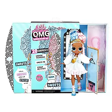 L.O.L. Surprise! LOL Surprise OMG Sweets Fashion Doll - Dress Up Doll Set with 20 Surprises for Girls and Kids 4+