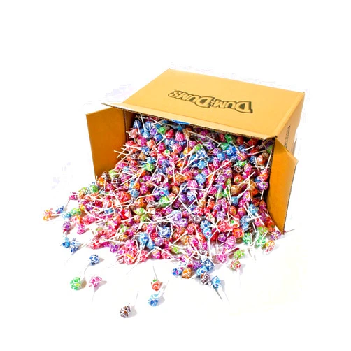 Evaxo Dum Dums Pops, Assorted Flavors Lollipops in Bulk Candy, 10 LB (160 OZ