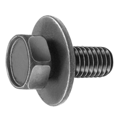 Clipsandfasteners 50 M6-1.0 X 16mm Hex Head Sems Body Bolts For GM 11508930