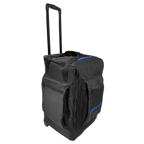 Rockville Rolling Travel Bag+Wheels & Handle 4 Large Lights (RLB50)