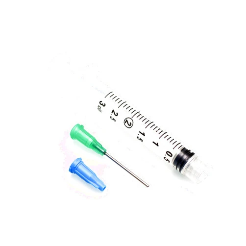 Dispense All 103 Pack - 10x 3ml Syringe with 18 Gauge Blunt Tipped Dispensing Needle and Storage Cap, Luer Lock | Refill Mix Measure Ink, Juice, Apply Glue, Lube | Science Experiments, Arts, Crafts