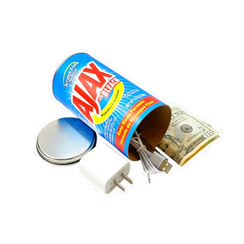 LetPetSet Ajax Stash Can Diversion Safe with Huge Hidden Compartment for Keys, Cash and Valuables
