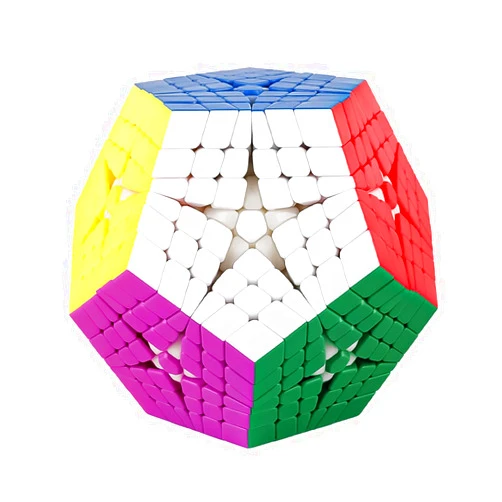 Willking Megaminx stickerless 6x6 Cube Pentagonal Speed Cube Dodecahedron Puzzle Toy