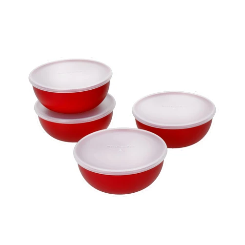 KitchenAid 4pc Pinch Bowl Set - Empire Red