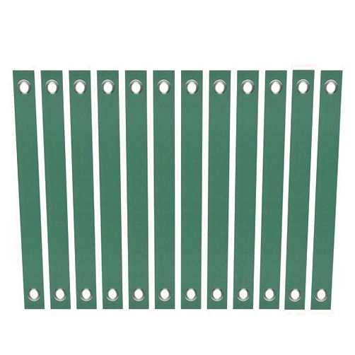 Mesench Tree Straps for Staking - 12 Pieces Anti-Pour Tree Support Straps for Staking Newly Planted Saplings and Hurricane Protection, Tree Straightening Ties (Green)
