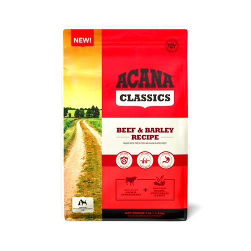 ACANA Classics Beef & Barley Recipe 4lb