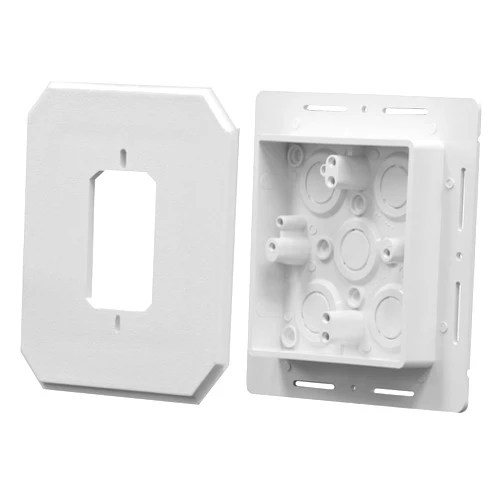 ARLINGTON INDUSTRIES 8081F Arlington Universal Siding Box Kit with Flange, 6.5 X 6.5 X 0.895 in. -613241, 6.5