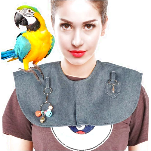 TOPINCN Parrots Shoulder Protector Anti-Scratch Shawl Parrots Pad Shawl Shoulder Cape for Training Parrots to Stand on Shoulder