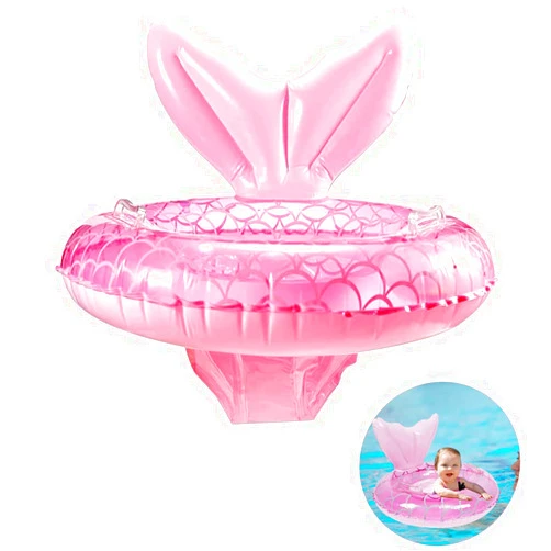AIYUENCICI Baby Swimming Float, Inflatable Floatie Raft with Handle Safety Seat, Children Waist Float Ring Kids Water Bathtub Beach Party Toys, Toddler Swim Ring Over 6 Months