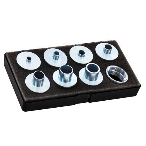 Milescraft 1228 Metal Bushing Set - 11 pc. Router Template Guide Set – Fits Porter Cable Style Router Sub Bases - Universal