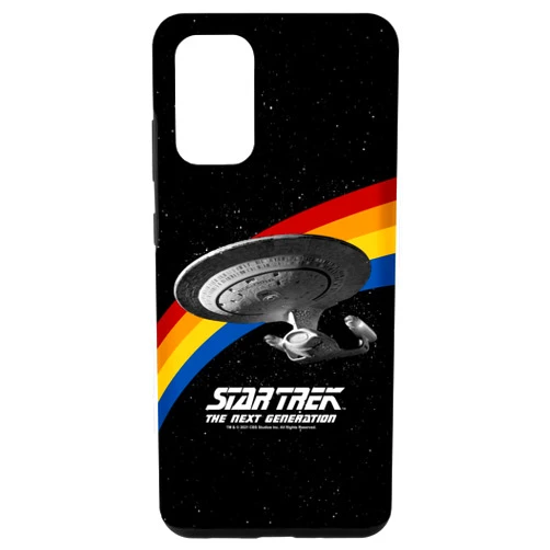 Star Trek Galaxy S20+ Star Trek : The Next Generation Rainbow Stripe Enterprise Case