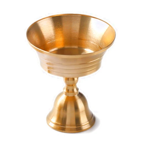 Ljhnba Tibetan Buddhist Supplies Temples Oil Burners Ghee Lamp Butter Lamp Holder Brass Tealight Holder Cup Table Decors