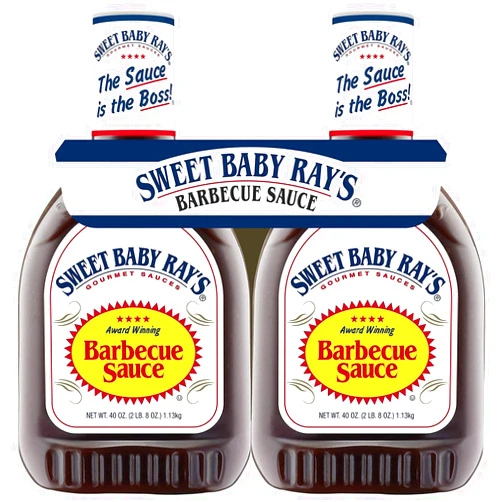 Sweet Baby Rays Barbecue Sauce Sweet Baby Ray's Barbecue Sauce (40 oz. bottle, 2 pk.) - 2 pack