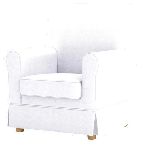 Custom Slipcover Replacement The Ektorp Jennylund Cover Replacement is Custom Made Compatible for IKEA Jennylund Chair. an Armchair Sofa Slipcover (Durable Cotton White)