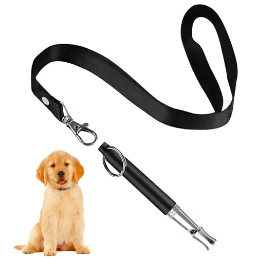 ESONLITOR Dog Whistle to Stop Barking, Adjustable Pitch Ultrasonic Training Tool Silent Bark Control for Dogs- Pack of 1 PCS Whistles