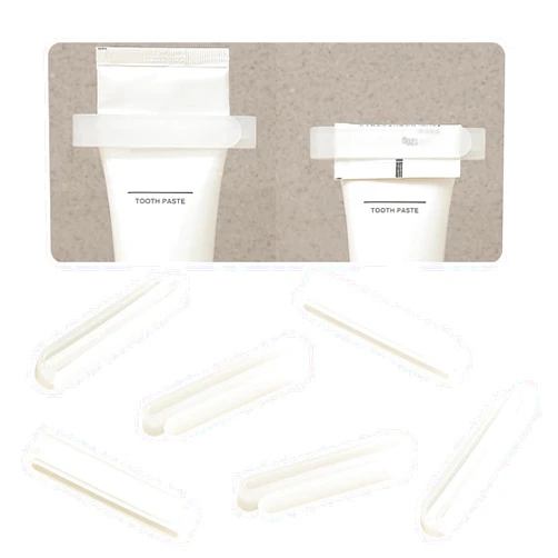 UDQYQ Toothpaste Squeezer Tube Squeezer - Rolling Toothpaste Squeezer Roller Tube Squeezer Tool Dispenser Paint Tube Wringer, 6 Pack