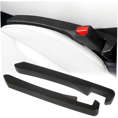 MJXlfy Car Seat Gap Filler, Universal seat gap filler,car seat gap organizer for Car SUV, Truck to Fill The Gap Between Seat and Console Black Crevice Plug Drop Blocker Stopper Catcher 2 Pack